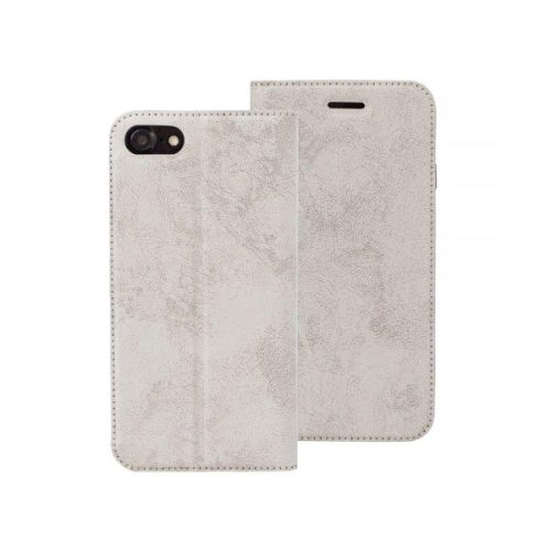 Θήκη Book Clarino Velvet Magnet για Apple iPhone 7 Plus/ 8 Plus - Silver