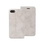 Θήκη Book Clarino Velvet Magnet για Apple iPhone 7 Plus/ 8 Plus - Silver
