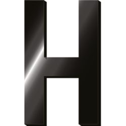 Αρχικά Γράμματα Legami Initial Letters Stickers - H