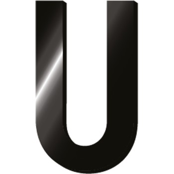 Αρχικά Γράμματα Legami Initial Letters Stickers - U