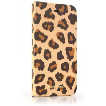Θήκη Πορτοφόλι Happy Plugs Flip Case για Apple iPhone 6S/6 - Leopard