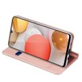 Θήκη Πορτοφόλι Dux Ducis Skin Pro για Samsung Galaxy A42 - Rose Gold