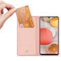 Θήκη Πορτοφόλι Dux Ducis Skin Pro για Samsung Galaxy A42 - Rose Gold