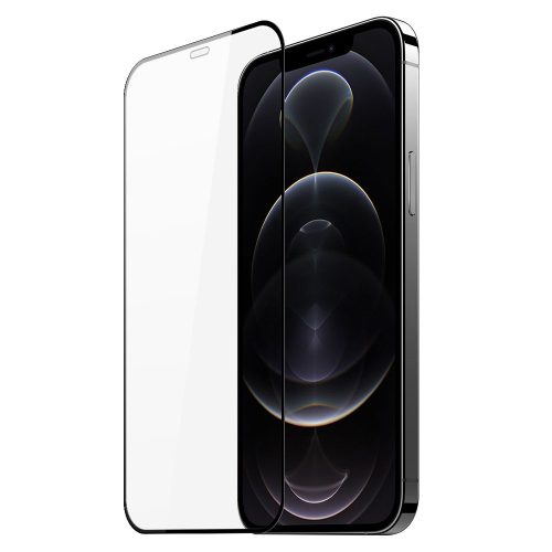 Tempered Glass Dux Ducis 10D Tough Screen Protector Full Coveraged για iPhone 12 Pro Max (Case Friendly) - Black