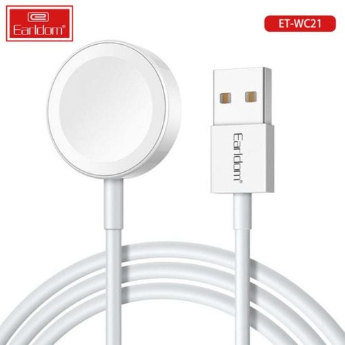 Καλώδιο Φόρτισης Earldom Usb A- Magnetic για Apple Watch 1m - White