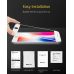 ESR Tempered Glass Full Cover iPhone 7/8/SE (With Easy Installation Frame) - White
