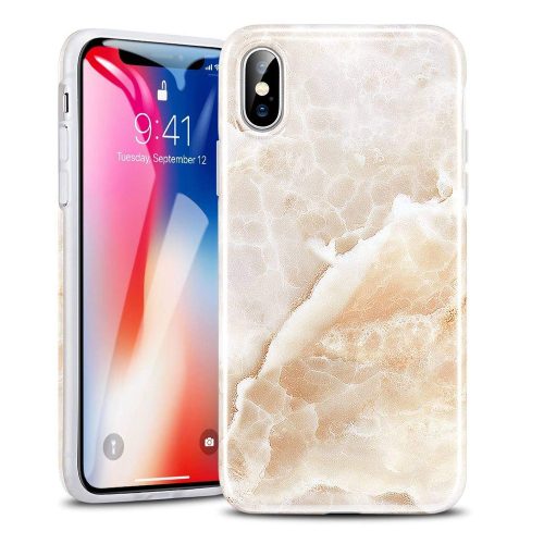 Θήκη Σιλικόνης ESR Soft Marble για Apple iPhone X/Xs - Light Coffee