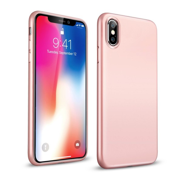 Θήκη Σιλικόνης ESR Appro Slim Soft Case για Apple iPhone X/Xs - Rose Gold