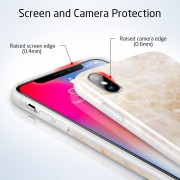 Θήκη Σιλικόνης ESR Soft Marble για Apple iPhone X/Xs - Light Coffee