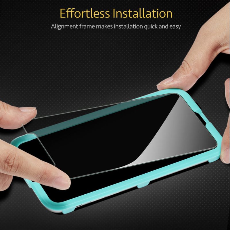 Tempered Glass ESR Full Cover Privacy iPhone 12/ 12 Pro (With Easy Installation Kit) - 2 Pack