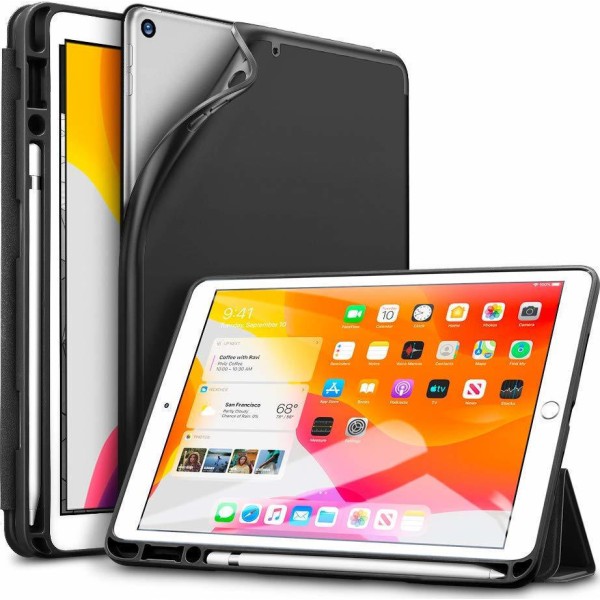 ESR Rebound Pencil Flip Cover Μαύρο iPad 2019 10.2"