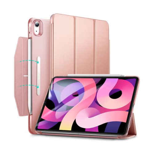 Θήκη Book Ascend Trifold Case για Apple iPad Air 11”” (2024) & iPad Air 4/5 - Rose Gold