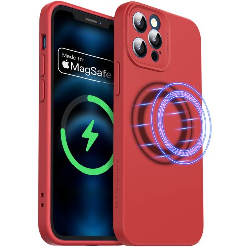 Θήκη Σιλικόνης ESR Soft Cloud Halolock Magsafe για Apple iPhone 12 Pro Max - Red