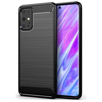 Θήκη Σιλικόνης Forcell Carbon για Samsung Galaxy S20 Plus - Black