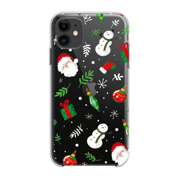 Θήκη Forcell Christmas Mix για Apple iPhone 7 Plus / 8 Plus - Διάφανη