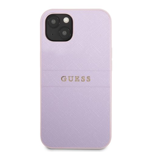 Guess PU Saffiano Leather Case για το iPhone 13 Mini - Purple