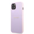 Guess PU Saffiano Leather Case για το iPhone 13 Mini - Purple