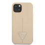 Θήκη Guess PU Saffiano Triangle για Apple iPhone 13 Mini  - Beige
