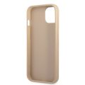 Θήκη Guess PU Saffiano Triangle για Apple iPhone 13 Mini  - Beige