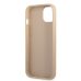 Θήκη Guess PU Saffiano Triangle για Apple iPhone 13 Mini  - Beige