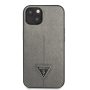 Θήκη Guess PU Saffiano Triangle για Apple iPhone 13 Mini  - Silver