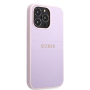 Guess PU Saffiano Leather Case για το iPhone 13 Pro - Purple