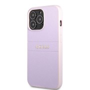 Guess PU Saffiano Leather Case για το iPhone 13 Pro - Purple