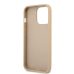 Guess PU Saffiano Triangle Case για το iPhone 13 Pro - Beige