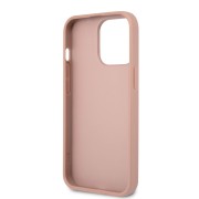 Guess PU Saffiano Triangle Case για το iPhone 13 Pro - Rose Gold