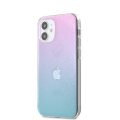 Σκληρή Θήκη Guess 3D Raised Cover για Apple iPhone 12 Mini - Ροζ/Μπλε