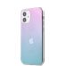 Σκληρή Θήκη Guess 3D Raised Cover για Apple iPhone 12 Mini - Ροζ/Μπλε
