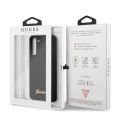 Θήκη Σιλικόνης Guess Vintage Back Cover για Samsung Galaxy S21+ Μαύρη (Χρυσό Logo)