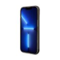 Θήκη Σιλικόνης Guess Liquid Glitter Palm Collection για iPhone 14 Plus / iPhone 15 Plus - Black/Διάφανο