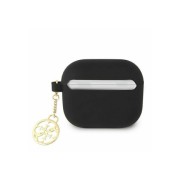 Θήκη Σιλικόνης Guess 4G Charms για AirPods 3 - Black