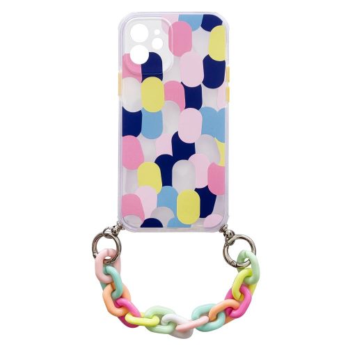 Θήκη Σιλικόνης Color Chain Case για Apple iPhone 12 - Multicolour