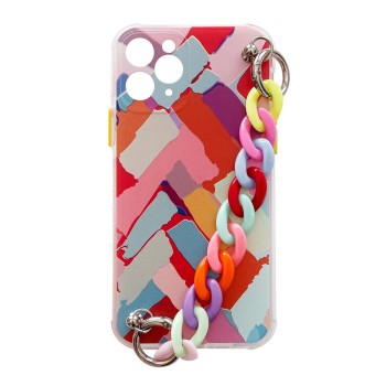 Θήκη Σιλικόνης Color Chain Case για Apple iPhone 11 Pro - Multicolour