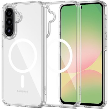 Θήκη Σιλικόνης Tech-Protect Flexair Hybrid Magsafe για Samsung Galaxy A56 - Clear