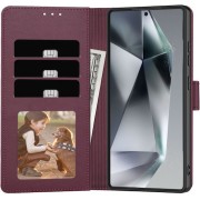 Θήκη Πορτοφόλι Tech Protect για Samsung Galaxy A56  - Mulberry