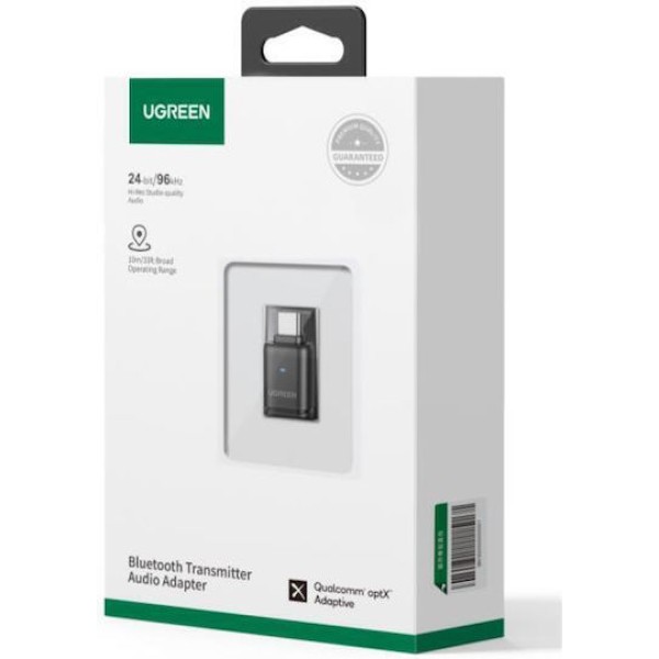 Ugreen USB Bluetooth 5.3 Adapter με εμβέλεια 10m - Black