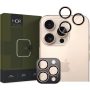 Tempered Glass Πίσω Κάμερας Hofi Pro+ Camera Camring Cover για το iPhone 16 Pro / 16 Pro Max / 17 Pro / 17 Pro Max - Desert Titanium