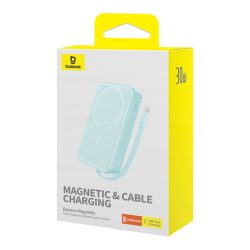 Baseus Magnetic Mini MagSafe Power Bank 10000mAh 30W με Θύρα USB-C Power Delivery - Light Blue