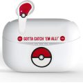OTL Pokémon Poké ball In-ear Bluetooth Handsfree Ακουστικά με Θήκη Φόρτισης - White