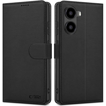 Θήκη Πορτοφόλι Δερματίνης Tech-Protect για Poco X7 Pro - Black