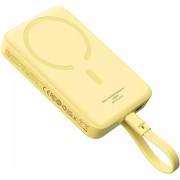 Baseus Magnetic Mini MagSafe Power Bank 10000mAh 30W με Θύρα USB-C Power Delivery / Quick Charge 3.0 - Yellow