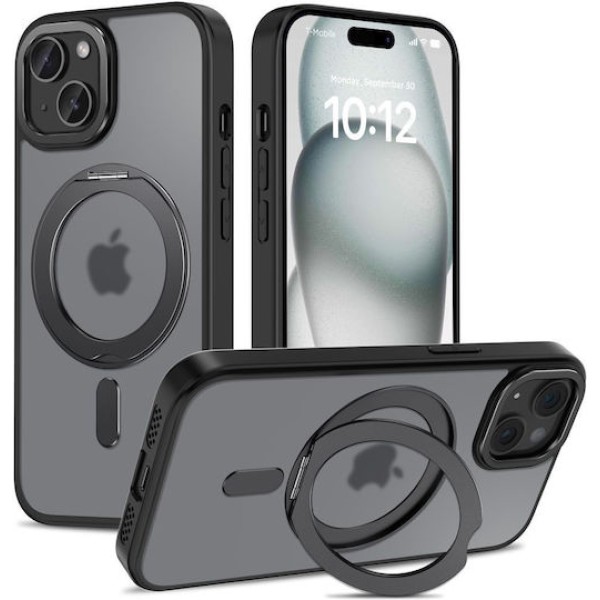 Θήκη Σιλικόνης Tech-Protect με Magsafe για Apple iPhone 15 - Matte Black