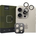  Tempered Glass Πίσω Κάμερας Hofi Pro+ Camera Camring Cover για το iPhone 17 Pro Max/ 17 Pro/16 Pro Max/ 16 Pro  - Natural Titanium