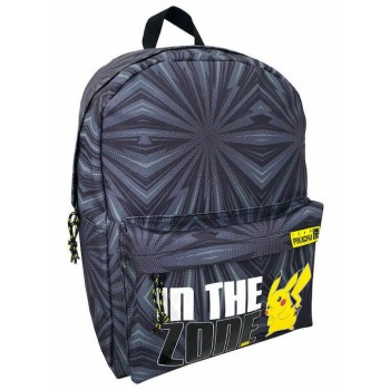 Pokemon Zone Backpack Δημοτικού - Gray