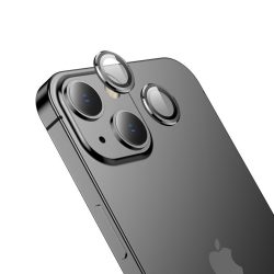  Tempered Glass Πίσω Κάμερας Hoco 3D Metal V12 Plus για Apple iPhone 14 / iPhone 14 Plus - Black