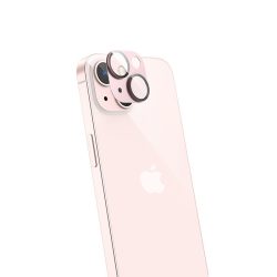 Tempered Glass Πίσω Κάμερας Hoco 3D Metal για Apple iPhone 13/ 13 Mini - Pink