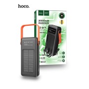 Ηλιακό PowerBank Hoco 30000mAh - Black